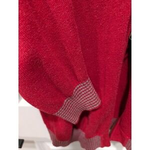 Brooks Brothers Red Dual Zip Up Sweater Jacket Cardigan Men Size L Supima Cotton